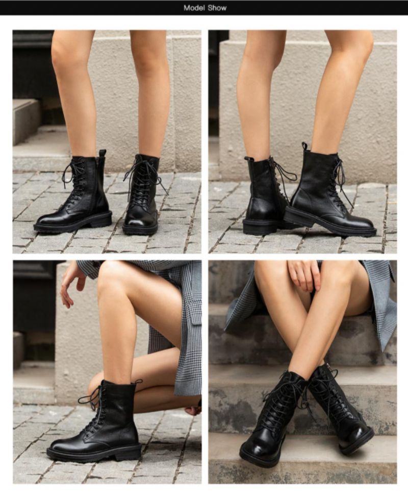 Farzana Dames Boots Enkelhoogte - Zwart