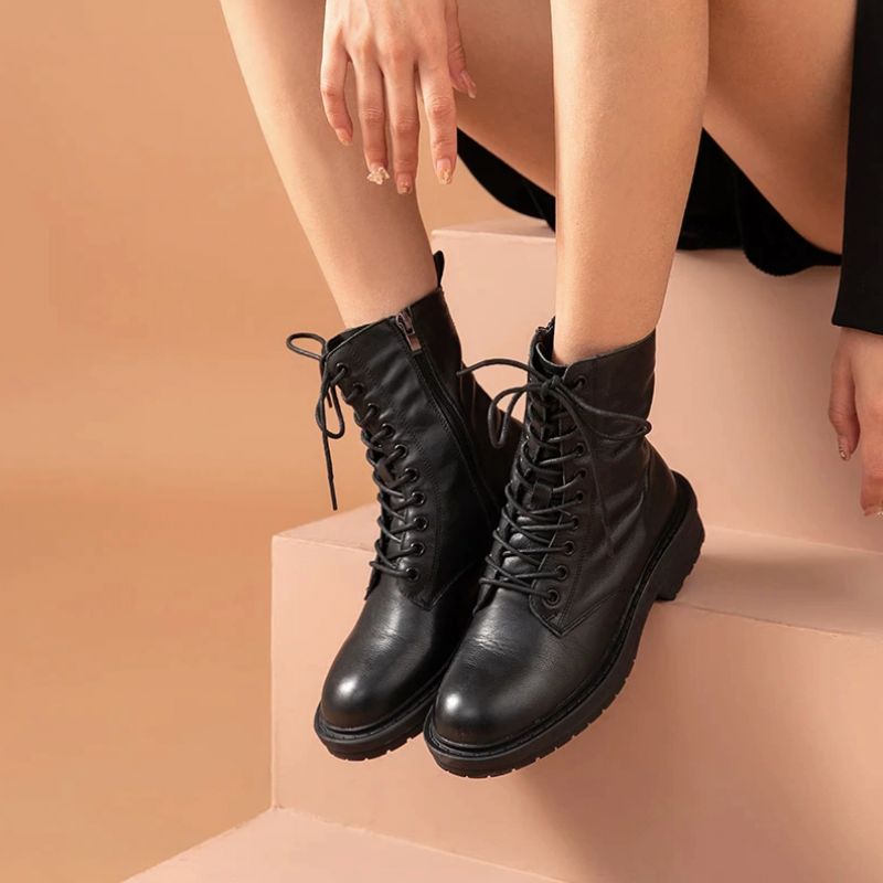 Farzana Dames Boots Enkelhoogte - Zwart