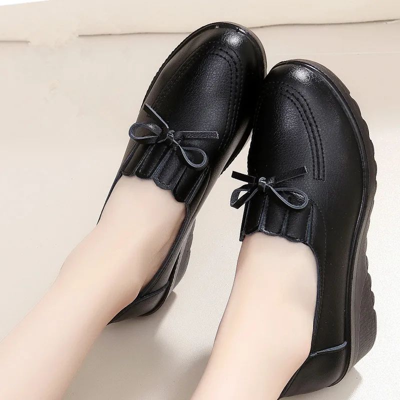 Fatima Comfortabele Wighak Loafers Voor Dames - Zwart
