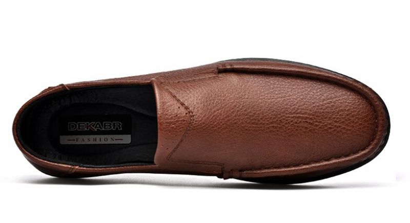 Faviolo Heren Loafer Casual Schoenen - Bruin