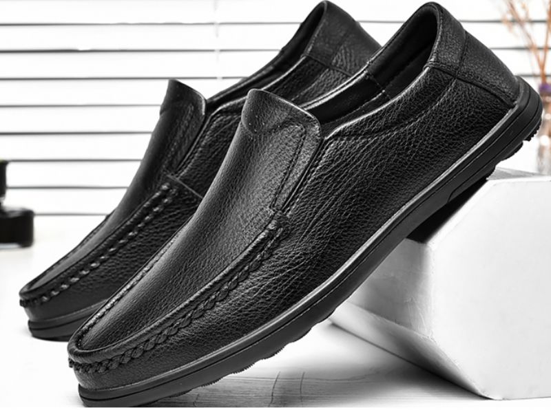 Faviolo Heren Loafer Casual Schoenen - Bruin