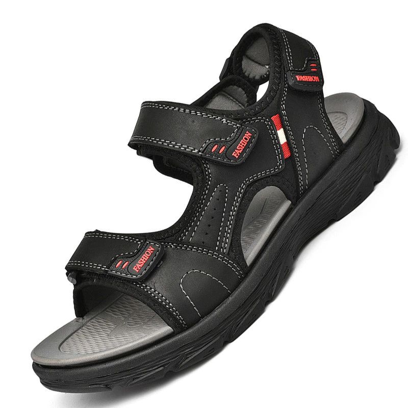 Fazio Heren Comfortabele Sandalen - Zwart