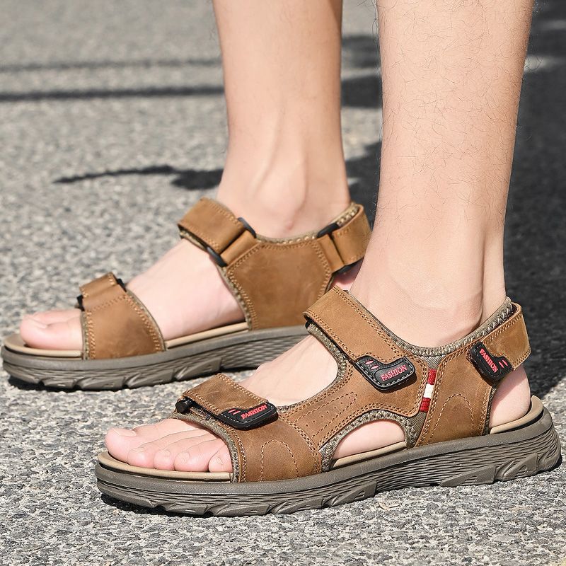 Fazio Heren Comfortabele Sandalen - Zwart