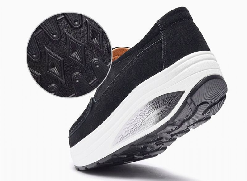 Feather M10 Dames Platform Schoenen - Koffie