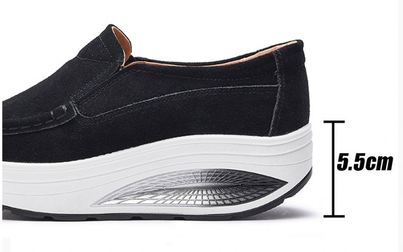 Feather M10 Dames Platform Schoenen - Koffie