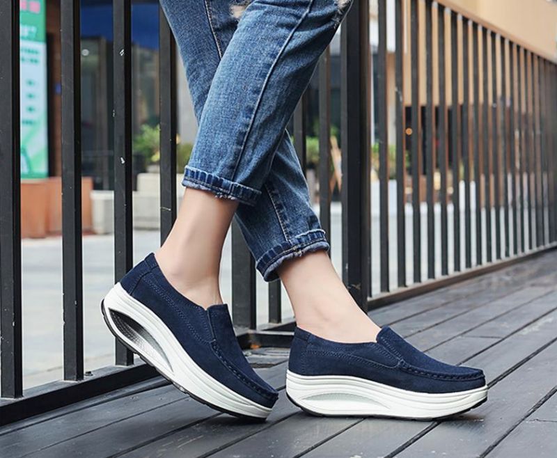 Feather M10 Dames Platform Schoenen - Koffie