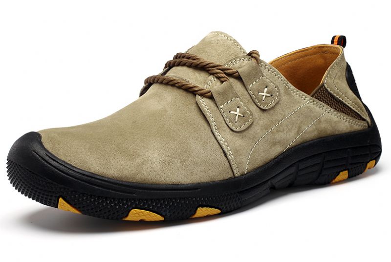 Fede Heren Loafers Casual Schoenen - Kaki