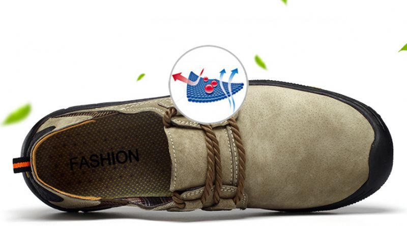 Fede Heren Loafers Casual Schoenen - Kaki