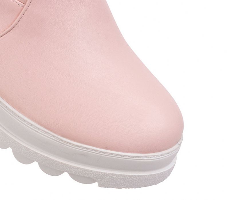 Fedora Dames Warme Sneeuwlaarzen - Roze