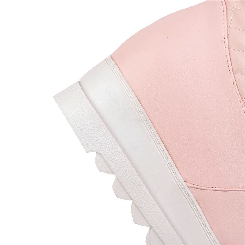 Fedora Dames Warme Sneeuwlaarzen - Roze