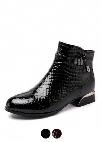 Fedra Dames Leren Mode Laarzen