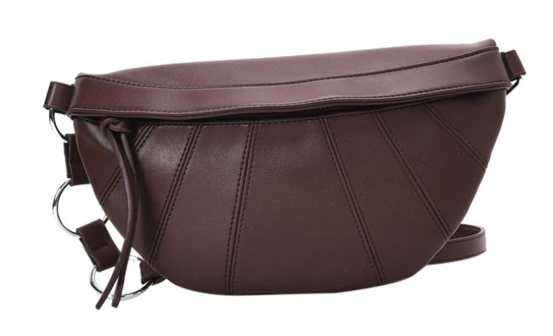 Felipe Dames Leren Crossbody Handtas - Koffie