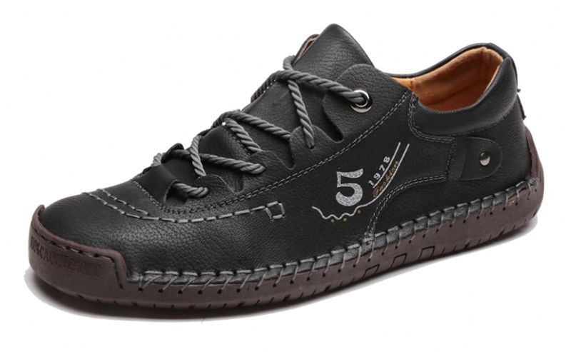 Ferber Heren Loafers Casual Schoenen - Zwart