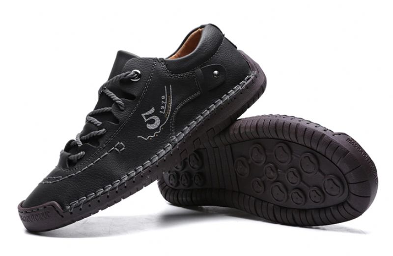 Ferber Heren Loafers Casual Schoenen - Zwart