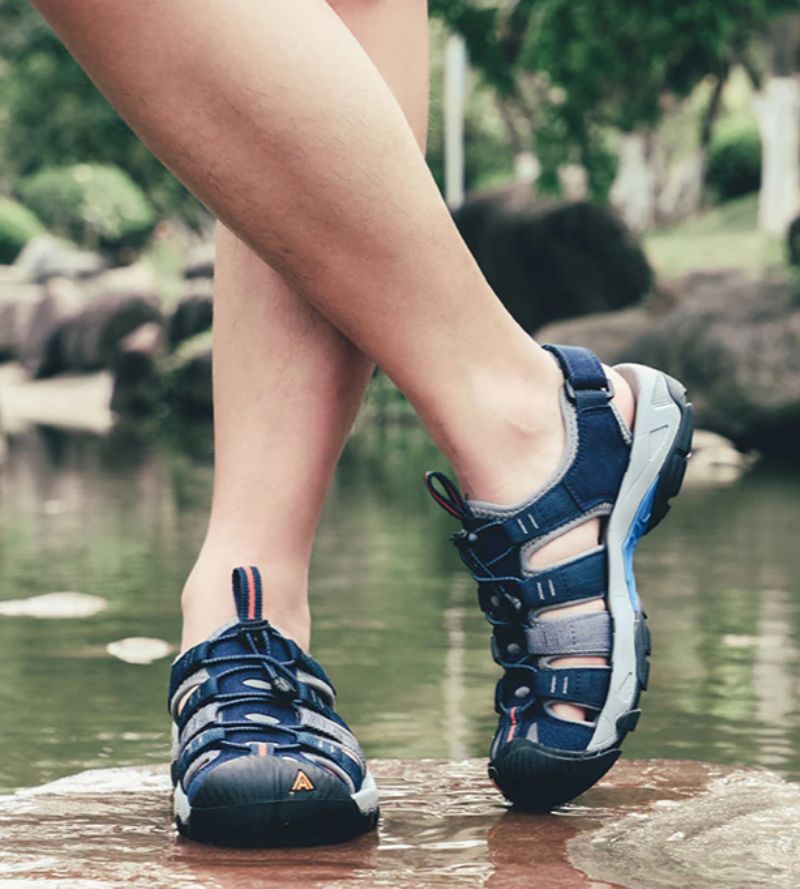 Fernand Heren Zomer Sandalen - Groen