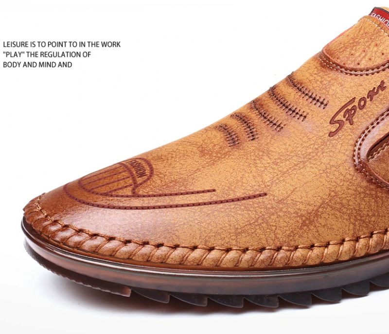 Fernando Heren Loafers Casual Schoenen - Bruin