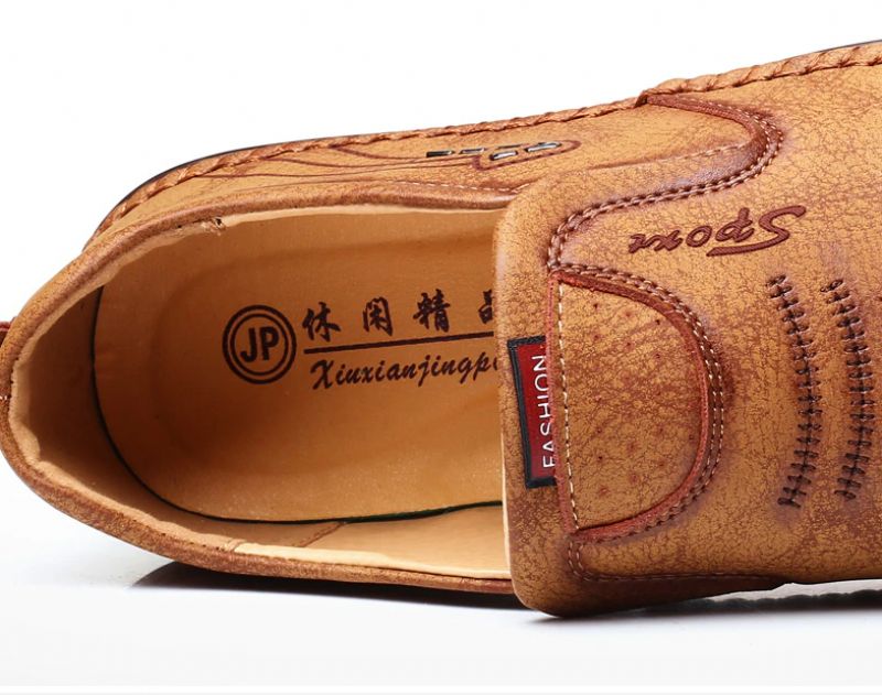 Fernando Heren Loafers Casual Schoenen - Bruin