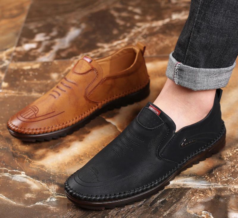 Fernando Heren Loafers Casual Schoenen - Bruin