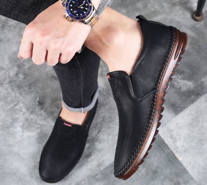 Fernando Heren Loafers Casual Schoenen - Bruin