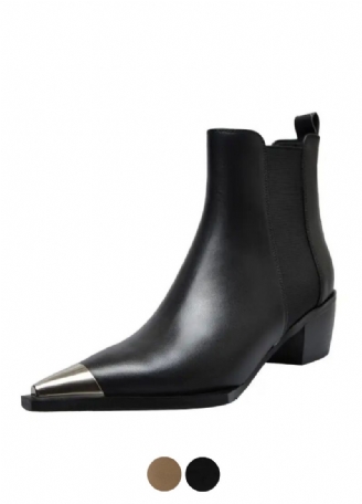 Ferrez Dames Metal Pointed Toe Ankle Boots