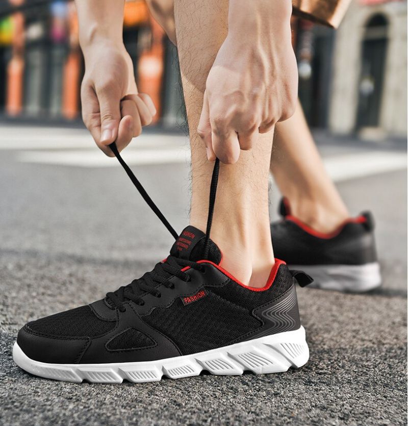 Feryin Heren Mode Sneakers - Rood