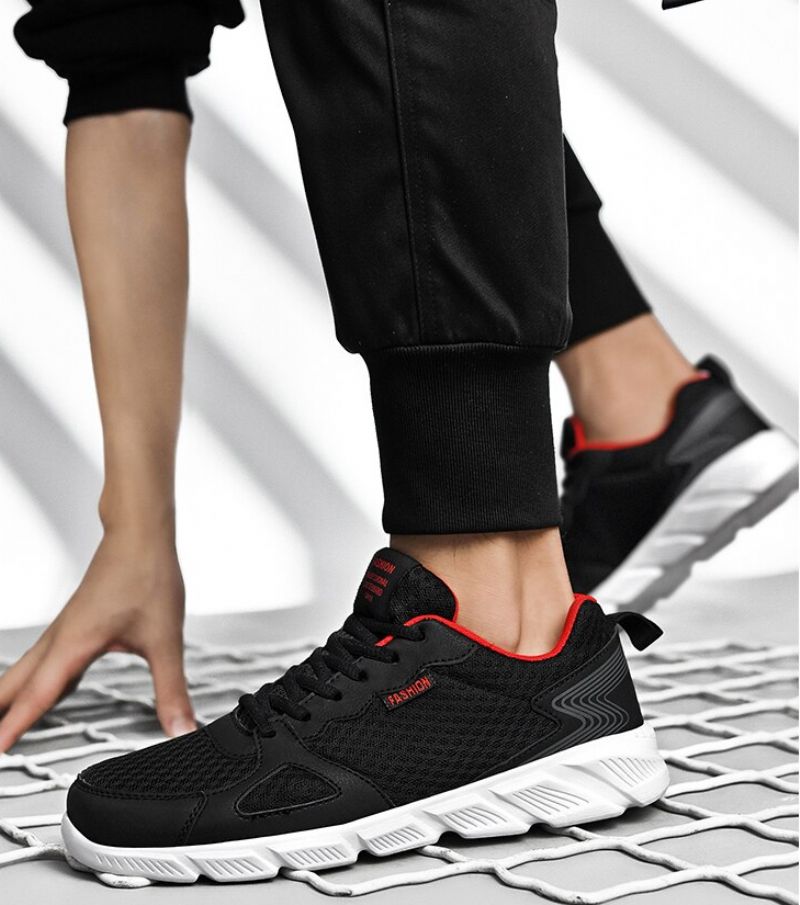 Feryin Heren Mode Sneakers - Rood