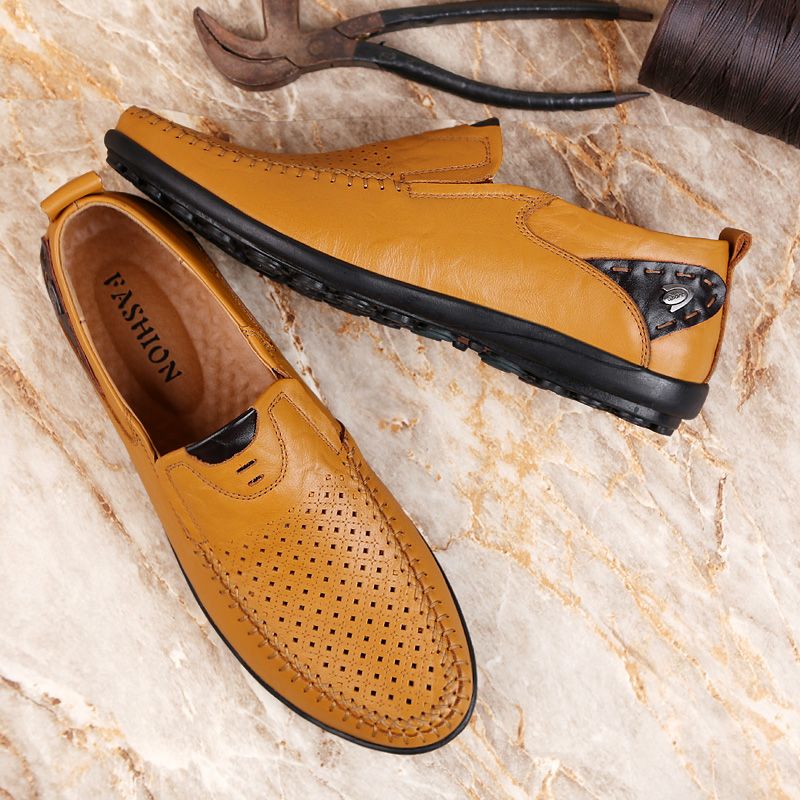 Figuer Heren Loafers Casual Schoenen - Zwart