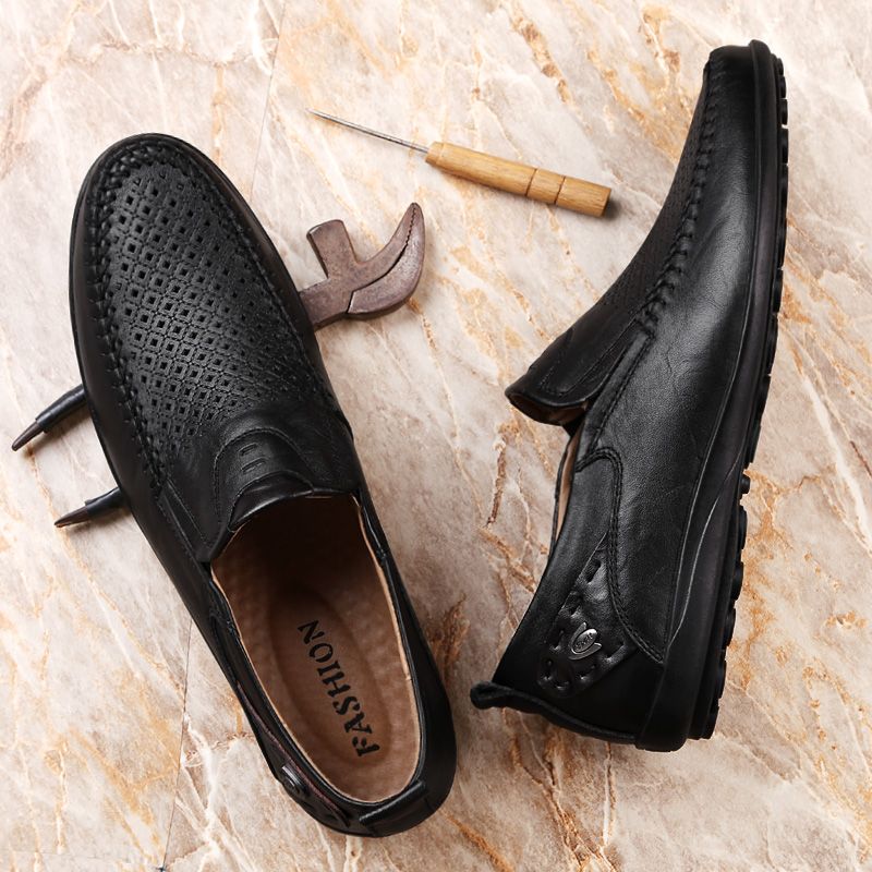 Figuer Heren Loafers Casual Schoenen - Zwart