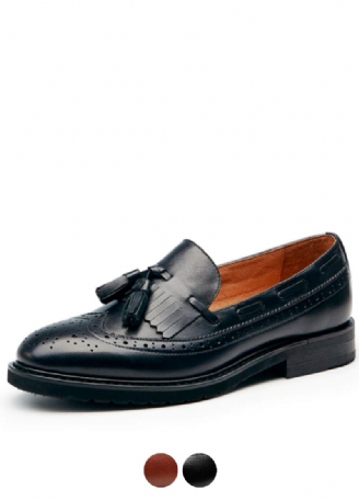 Filipo Dames Casual Leren Loafer Zwarte Schoenen