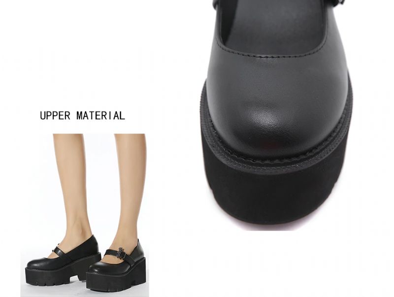 Fiona Dames Platform Schoenen - Zwart