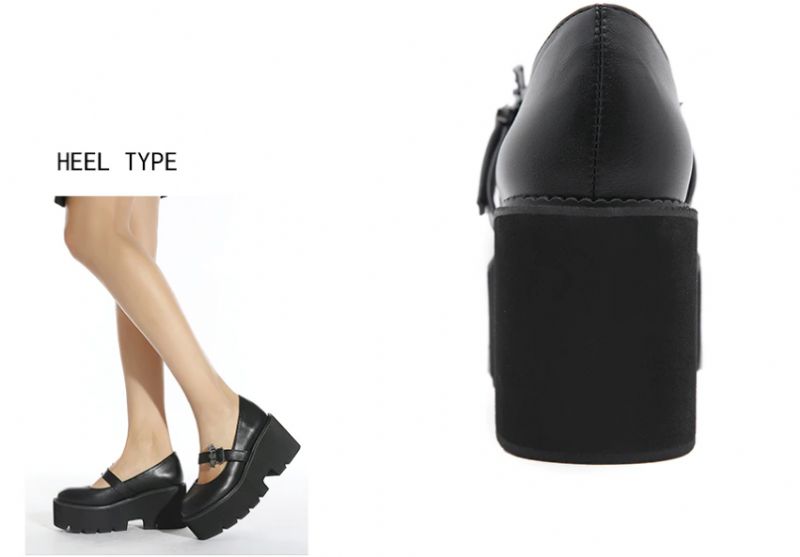 Fiona Dames Platform Schoenen - Zwart
