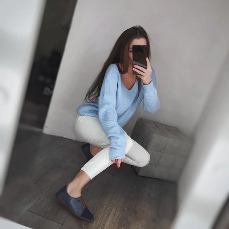 Fiore Dames Echte Leren Loafers Zwarte Schoenen - Zwart