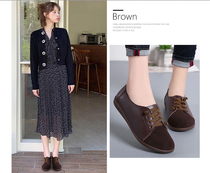 Fiore Dames Echte Leren Loafers Zwarte Schoenen - Zwart