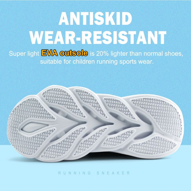 Flashi Unisex Kinder Hardloopschoenen - Zwart