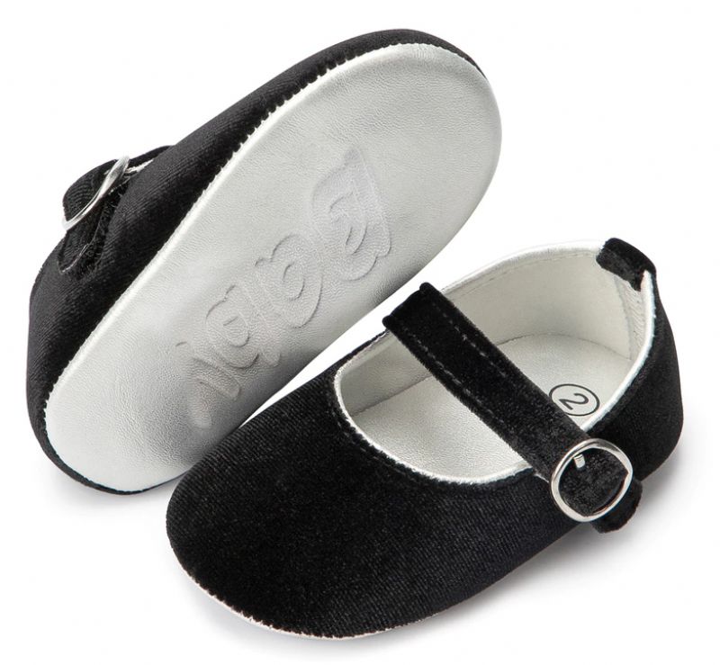 Fledida Baby Meisjes Platte Schoenen - Bordeauxrood