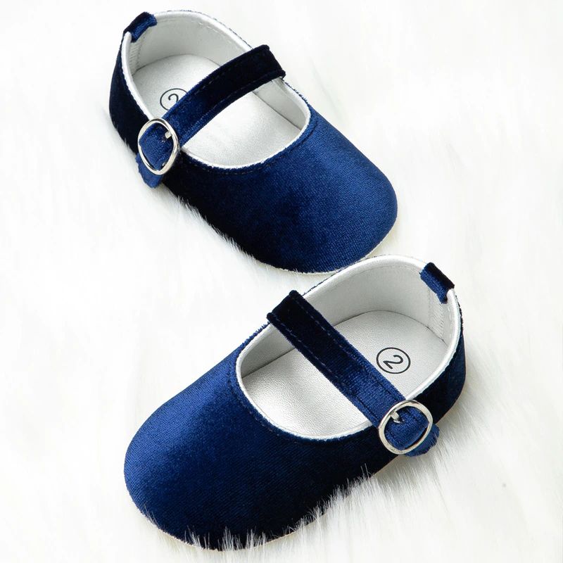 Fledida Baby Meisjes Platte Schoenen - Bordeauxrood