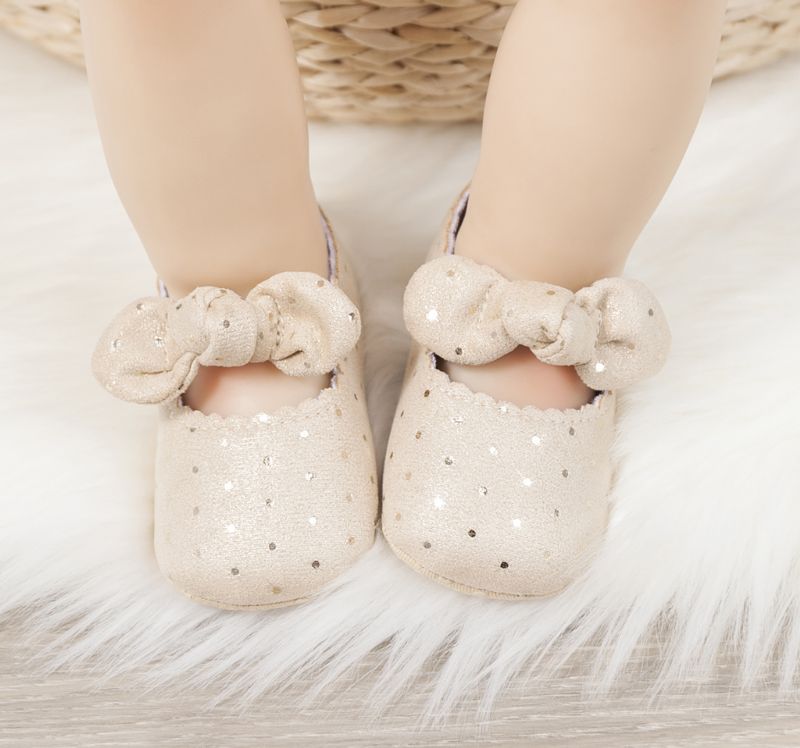 Fledida Baby Meisjes Platte Schoenen - Bordeauxrood