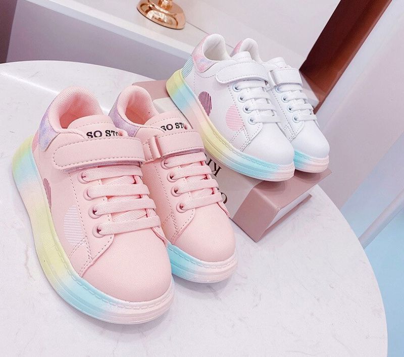 Fleur Casual Sneaker Voor Meisjes - Roze