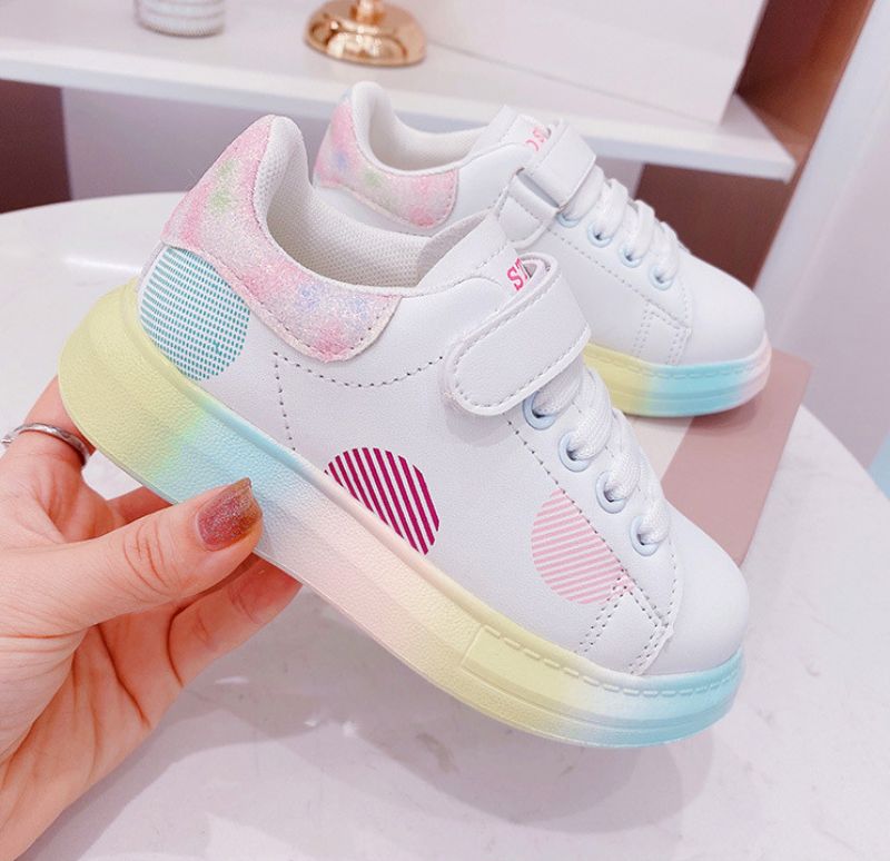 Fleur Casual Sneaker Voor Meisjes - Roze