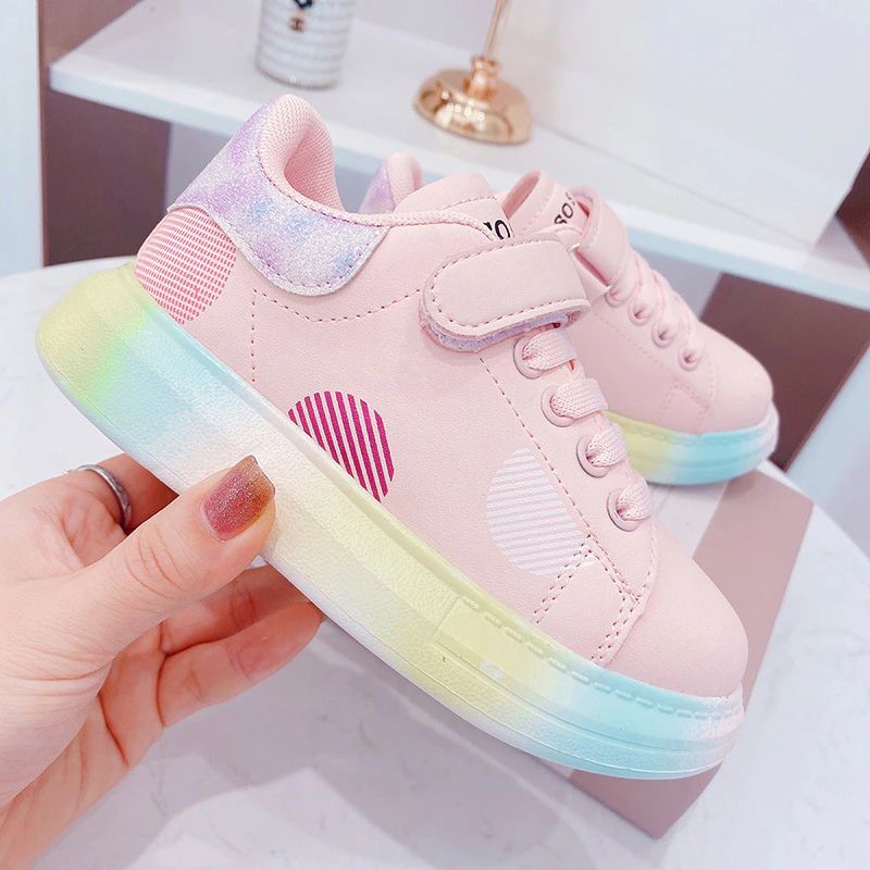 Fleur Casual Sneaker Voor Meisjes - Roze