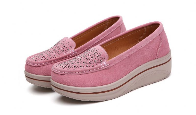 Fleur Dames Platform - Blauw