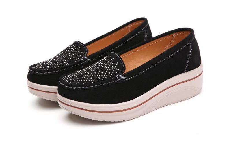 Fleur Dames Platform - Blauw