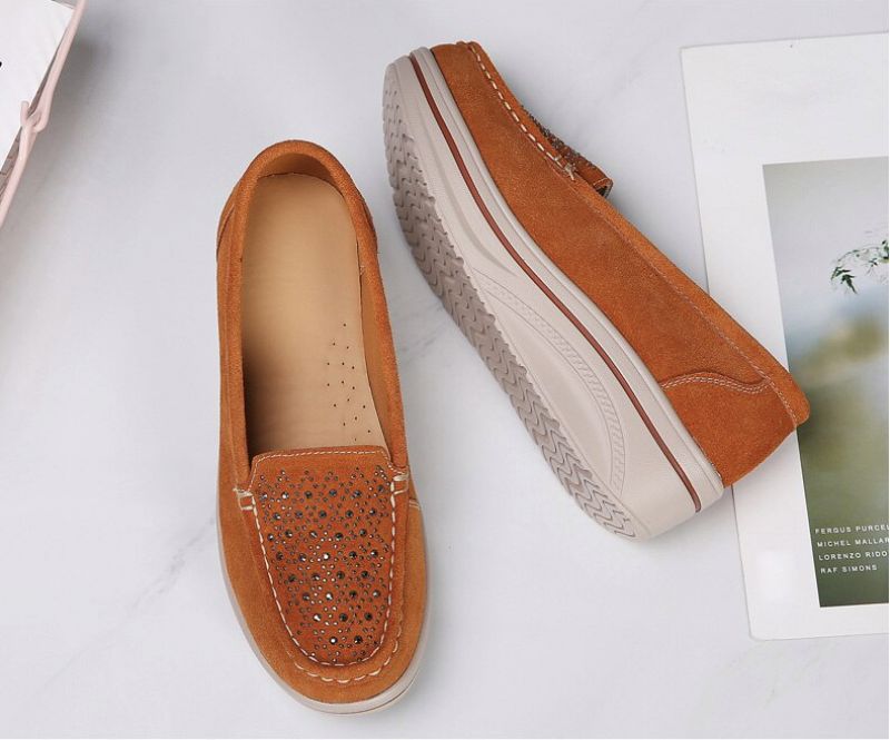 Fleur Dames Platform - Blauw