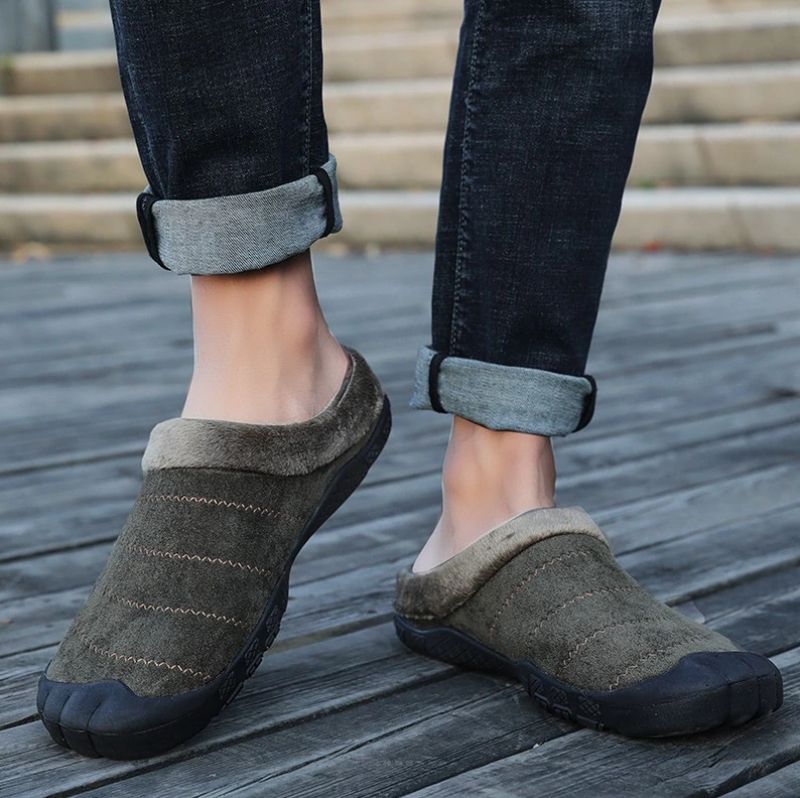 Flofi Heren Winter Slipper - Blauw