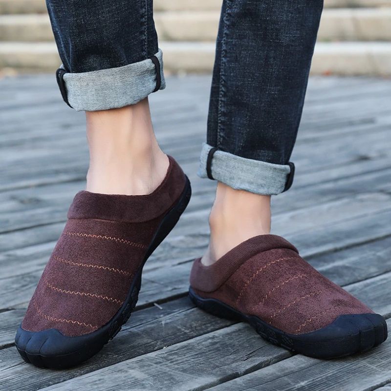 Flofi Heren Winter Slipper - Blauw