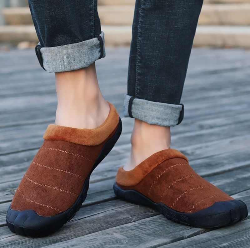 Flofi Heren Winter Slipper - Blauw