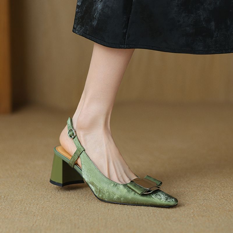 Flora Dames Jurk Gesp Sandalen - Zwart