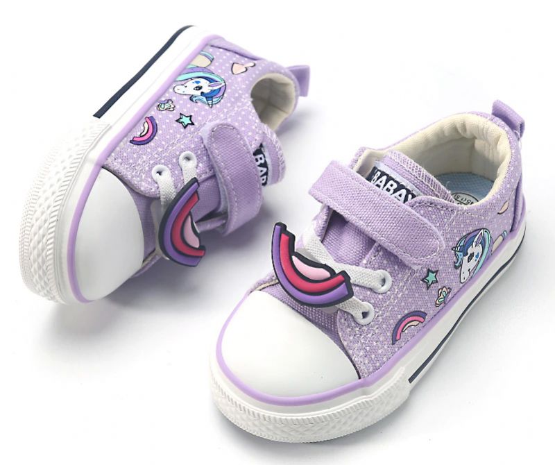 Florence Baby Meisjes Casual Sneaker - Paars