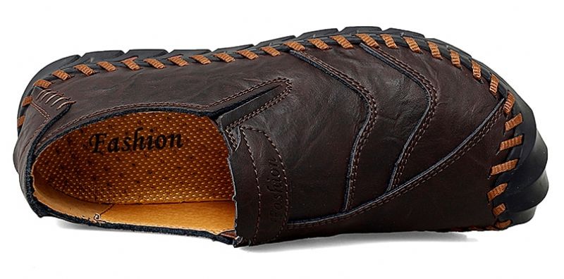 Florenzio Heren Loafers Casual Schoenen - Koffie