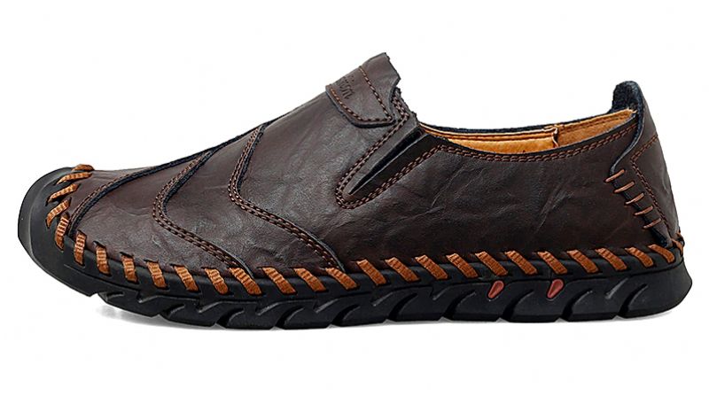 Florenzio Heren Loafers Casual Schoenen - Koffie
